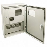 Распределительный шкаф ЩУ, 12 мод., IP66, навесной, металл, серая дверь |  код. SQ0905-1001 |  TDM